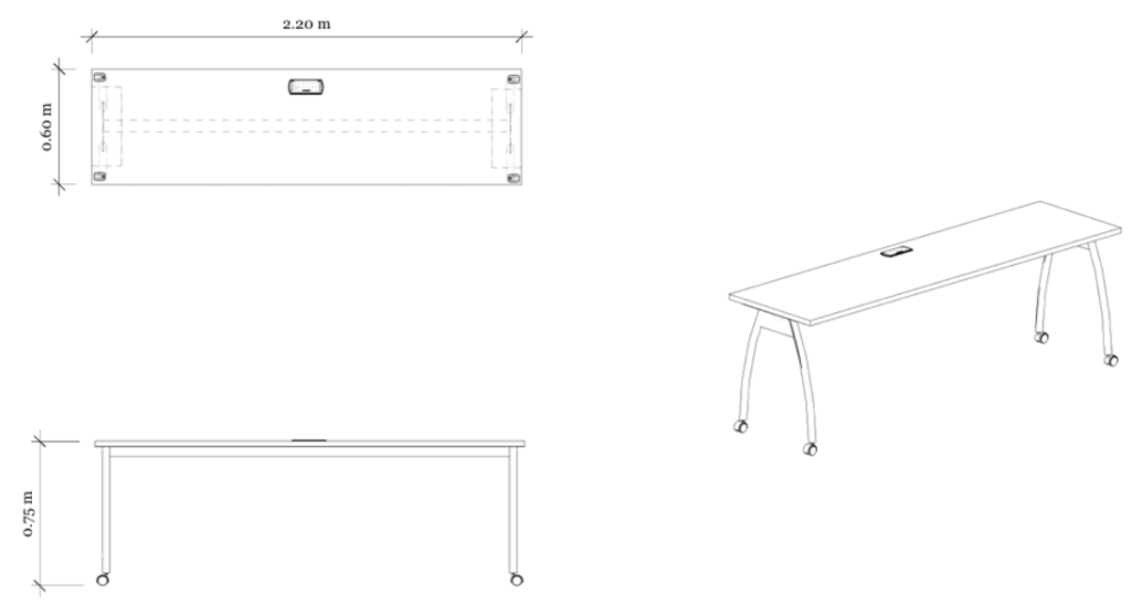 Mesas de capacitación